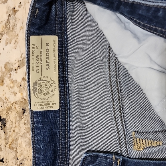 Diesel Men's jeans Safado-R  32x32 - Picture 2 of 7